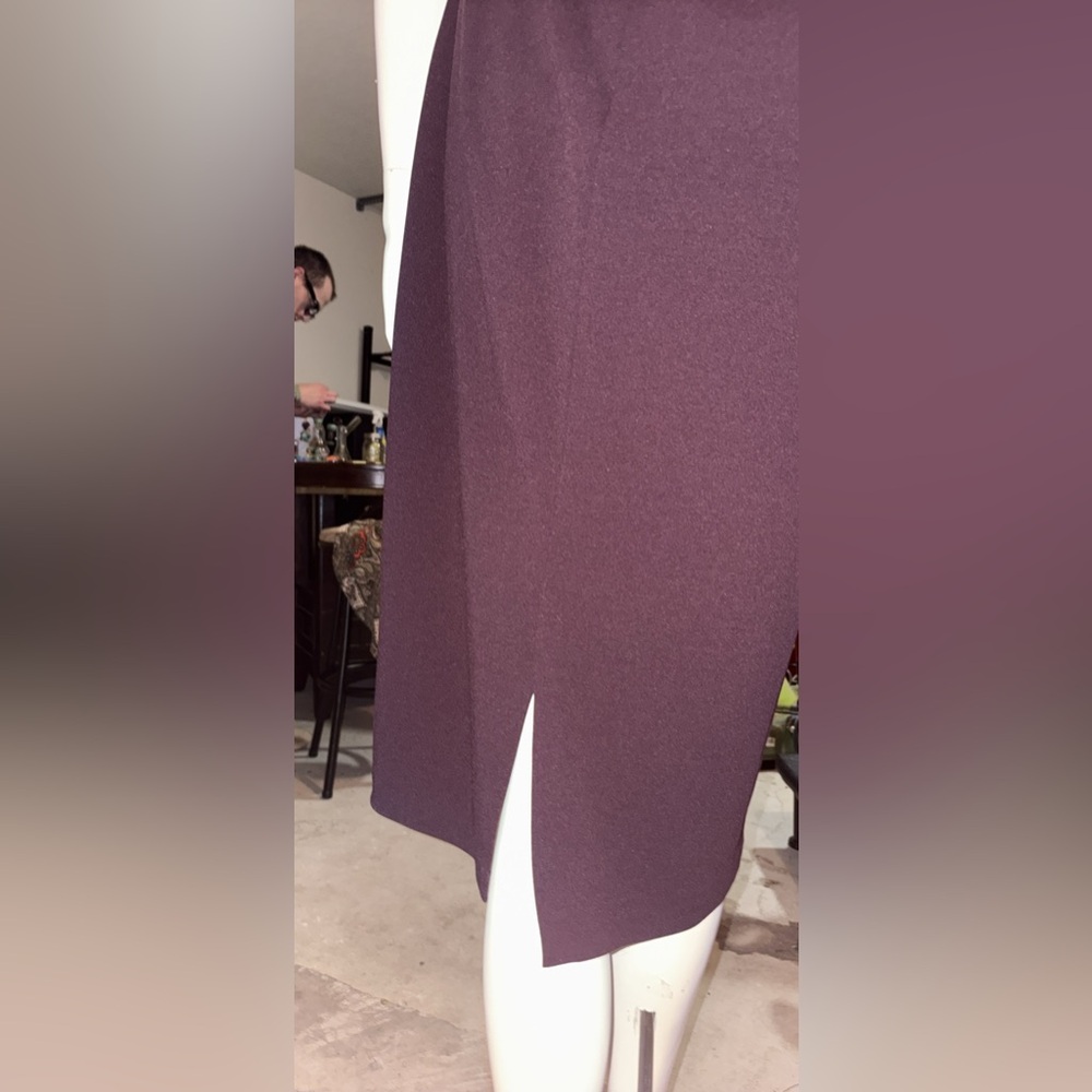 Chic Purple Midi Dress